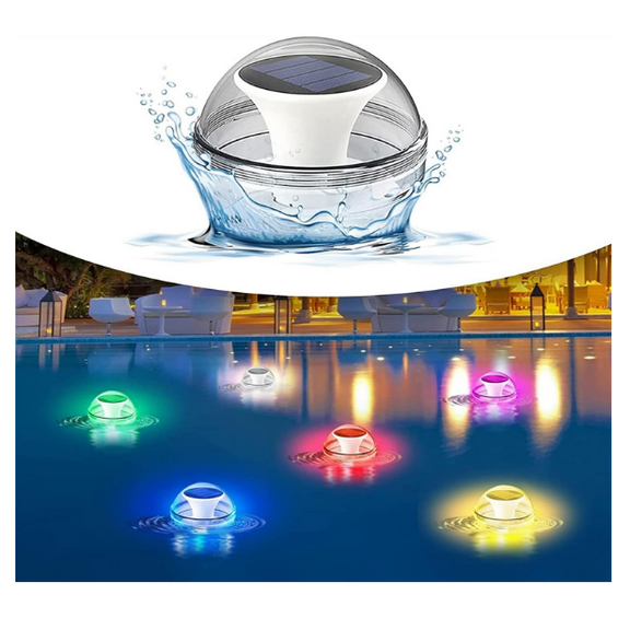Solar Water Drift Lamp Floating Pool Lights Waterproof Swimming Garden Pool Pond Fountain Outdoor Decoration