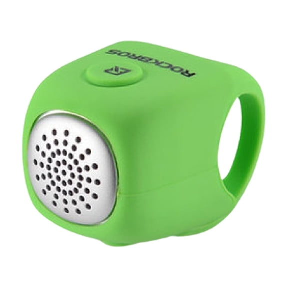 Moonsky Electric Bike Horn, Rainproof Silicone Bicycle Bell with 120dB Loud Alarm for Handlebars, Cycling Accessory for Adults, Green