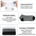 thumbnail image 2 of LOOIKOOS 10 Pairs Cushion Ankle Sock for Men, Low Cut Athletic Comfort Breathable Casual Socks, 2 of 6