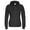 Black, variant on Cottover Womens Full Zip Hoodie