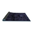 thumbnail image 2 of Ahgly Company Indoor Round Animal Blue Traditional Area Rugs, 6' Round, 2 of 4