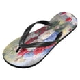 thumbnail image 2 of YAZAOOSummer Flip Flops Creatively Vibrant Floral Bouquet Simple Beach Sandals, 2 of 8
