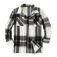 thumbnail image 3 of Plaid Shirts for Men S-4XL Big and Tall Button-Down Plus Size Long Sleeve Collared Shackets with Pockets Casual Loose Comfort Lapel Tops, 3 of 7
