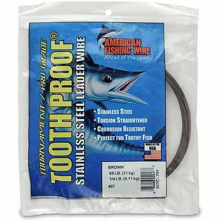UPC: 0035926020177 | AFW S07C-.25# #7 ToothProof Stainless Steel Single Strand