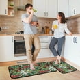 thumbnail image 6 of SKYSONIC Watercolor Coffee Pattern Kitchen Rugs Set of 2, Coffee Beans Floor Runner Area Rug Washable Carpet Mat Perfect for Living Room Bedroom Entryway, 6 of 7