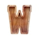 thumbnail image 2 of Lata de ahorros de madera con letras en inglés, lata de ahorros de vidrio transparente, alcancía, 2 of 6