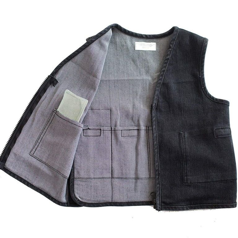 Stretch Denim Weighted Vest  Weighted Vests for Kids with Special Needs