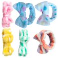 thumbnail image 1 of WRISTBIQUE 6Pcs Assorted Color Makeup Hair Bands Durable Elastic Head Wraps for Home and Workout Use, 1 of 8