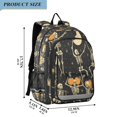 thumbnail image 2 of FORMRS Unisex School Backpack 17" Student Travel Bag with Laptop Compartment, Halloween Dancing, 2 of 7