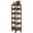 Brown and Black, variant on Fnova 5-Drawer Vertical Storage Dresser, Tall Narrow Chest of Drawers with Metal Frame, Freestanding Storage Organizer Cabinet, Home Office Furniture for Bedroom Closet Entryw