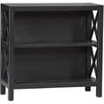 thumbnail image 2 of Linon Anna Collection 3 Shelf Bookcase, Antique Black, 34 inches Tall, 2 of 4