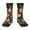 3 Black, variant on Edgehog and Mushrooms Pattern Children's Socks, Socks Gifts ,kids Crew Soft Cotton Socks , Moisture-Wicking, Durable, Ideal for Daily Wear & Sports