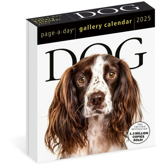 Dog Page-A-Day(r) Gallery Calendar 2025: An Elegant Canine Celebration, (Paperback)