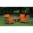 thumbnail image 2 of Teak Brianna Bahama 6-Pieces Deep Seating Armchair Set, 2 of 3