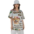 thumbnail image 4 of Golden Retriever Mom Like a Normal Mom Except Much Cooler Happy Mother's Day Hawaiian Shirt Breathable Summer Unisex Merch Goldens Dog Lover Gifts Idea - 02004, 4 of 6