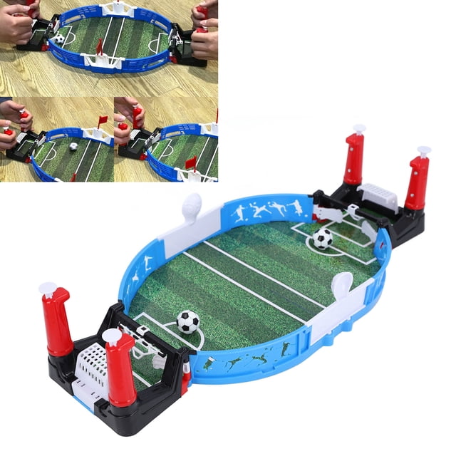 Football Table Interactive Game, Easy Installation Tabletop Football Game 2 Balls for Kids for Home Play