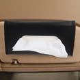 thumbnail image 1 of UPGRATOR 1Ud Car Visor Tissue Holder Caja Porta Pañuelos Para Auto En Cuero PU Color Negro Duradero, 1 of 5