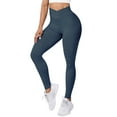 thumbnail image 3 of A AGROSTE Seamless Leggings for Women,  V-Cross High Waisted Workout Yoga Pants, Amplify Ruched Booty Tights, 3 of 8