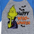 thumbnail image 3 of The Grinch - Grinch Happy Wholoween - Toddler & Youth Raglan Graphic T-Shirt, 3 of 4