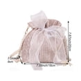 thumbnail image 2 of Vjnyvs Lace Bow Tote Bag White Pearl Handle Bag Evening Clutch Bag Summer Bucket Crossbody Bag Women Supply for Daily Matching, 2 of 7