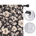thumbnail image 4 of Blackout Kids Curtains,Pioneer Flower Floral Print Pattern Childrens Insulated Curtains Set Of 2,Bedroom Essentials,Toddler Room Decor 42"x54", 4 of 5
