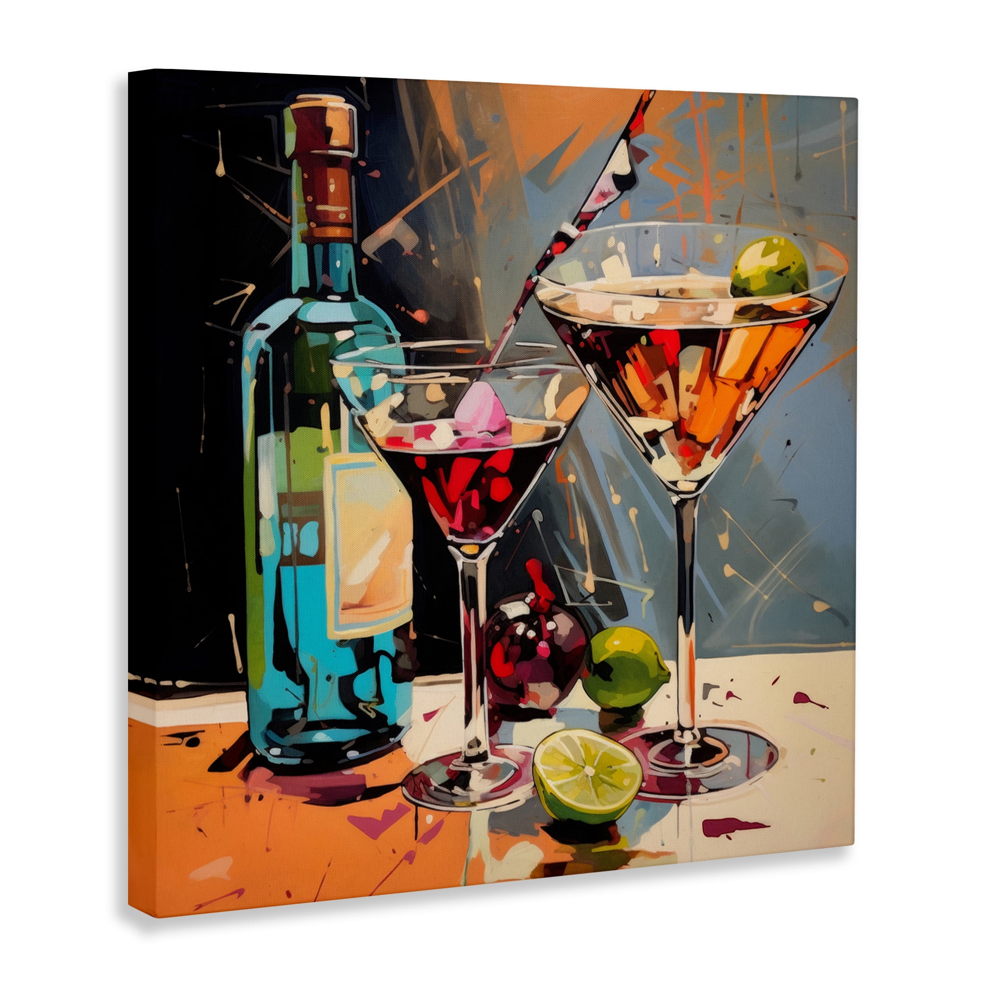 Stupell Industries Every Sip of Martini Night Canvas Wall Art, design by Lazar Studio