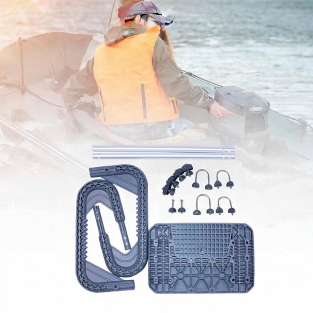 Soporte de montaje del motor de soporte fuera de borde de motor portátil hardware kayak kayak accesorio de bote de bote soporte de motor fuera de