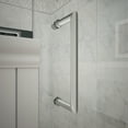 thumbnail image 6 of DreamLine Unidoor 58-59 in. W x 72 in. H Frameless Hinged Shower Door with Shelves in Chrome, 6 of 13