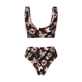 thumbnail image 5 of Daiia Butterflies1 Women's Bikini Set Two Piece Swimsuit High Waisted Bikini Adjustable Straps Bikini Perfect for Beach, Pool, and Summer Vacation-XX-Large, 5 of 9