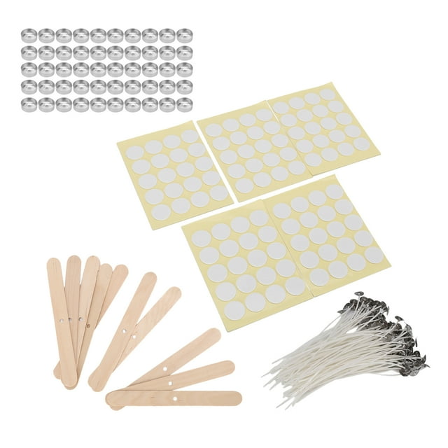 Wick Sticker,100Pcs 15cm Candle Wicks100Pcs Candle Making Set Candle Wicks Striking Appearance