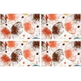thumbnail image 4 of EREHome Set de 4 Sets de Table Aquarelle Feuilles d'Automne, Protecteur de Table 12x18 Pouces, 4 of 5