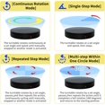 thumbnail image 3 of ComXim Remote Motorized Photography Turntable Rotating Display Stand Spinning Rotating Platform 360 photo booth lazy susan base giratoria para for Display,3D Scanner Models(Load Range:220lbs~500lbs), 3 of 8