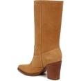 thumbnail image 4 of Franco Sarto Women's Jaxon Mid Calf Heeled Boot Warm Camel Brown 7M, 4 of 6