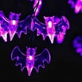 thumbnail image 4 of Miniature Christmas Lights String Outdoor Holiday Lights Wire Warm Rope Lights Outdoor 33 Warm Christmas Lights 50 Mini Christmas Lights Clear String Bat Light String Decoration Light 10 LED, 4 of 4