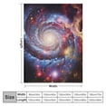 thumbnail image 4 of Shangniulu Galaxy Blanket Soft Comfortable Purple Print Throw Blanket for Sofa Chair Bed Office 50"x60" (Multiple sizes available), 4 of 6