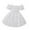 czb# White182, variant on CUZIBR Girls Off-Shoulder Dress Spaghetti Strap Puff Short Sleeve Smocked Ruffles Tiered Solid Color High Waist Princess Wedding Party Winter Dress,Red,2-3 Years