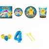 Pokemon Party Supplies Party Pack For 32 With Blue #3 Balloon