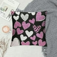 thumbnail image 2 of PHYHOO  I Love U XOXO Valentine Hearts Pink Throw Pillow Covers,  Love Wedding Cushion Case Decoration for Sofa Couch, 2 of 5