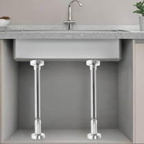 MLINS under Mount Sink Brackets for Kitchen Supports Sinks Silver