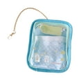 thumbnail image 3 of KLKCMS Clear Figure Display Bag PVC Small Figure Display Bag for Cards Small Figure Blue, 3 of 9