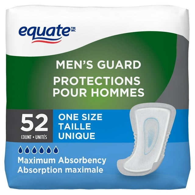 Equate Men's Maximum Absorbency Guard, Incontinence Underwear