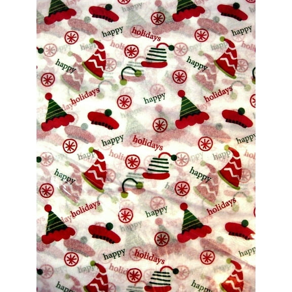 Tissue Paper Winter Hats Christmas  Holiday Gift Satin Wrap 20 x 30 800 sheets