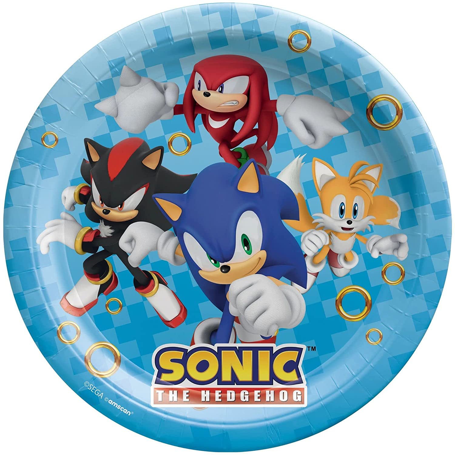 Sonic the Hedgehog™ Gold Rings Luncheon Napkins - 16 Pc