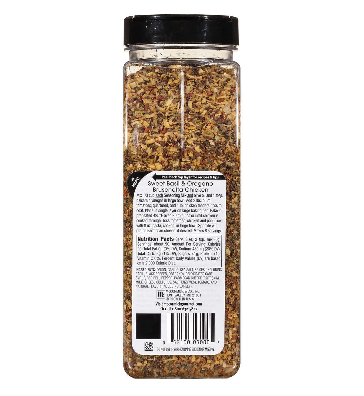 McCormick Gourmet  Bruschetta Seasoning Mix, 19 oz
