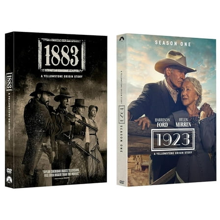 Yellowstone 1883 and 1923 Season 1 DVD Set 7-disc Box Set