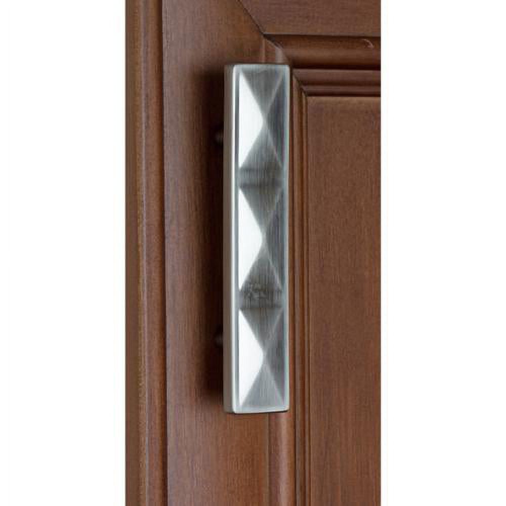 GlideRite 2-1/2 in. Center Classic Triple Pyramid Rectangle Cabinet Pulls, Satin Nickel, Pack of 25 - image 3 of 4