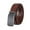 1-Dark Black-Brown （Litchi Grain）, variant on Falan Mule Belt for Men Genuine Leather Ratchet Men Belt with Automatic Click Buckle Dress Belt for Men with Gift Box