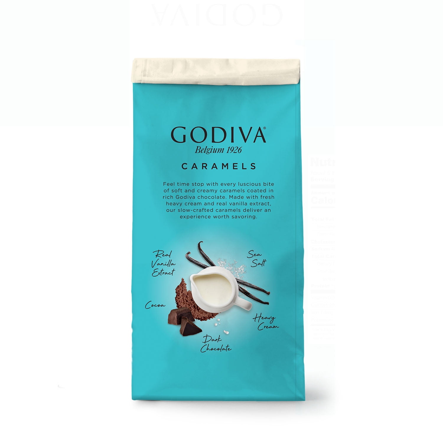 (3 pack) Godiva Caramel with Sea Salt in Rich Dark Chocolate , 5.3 oz