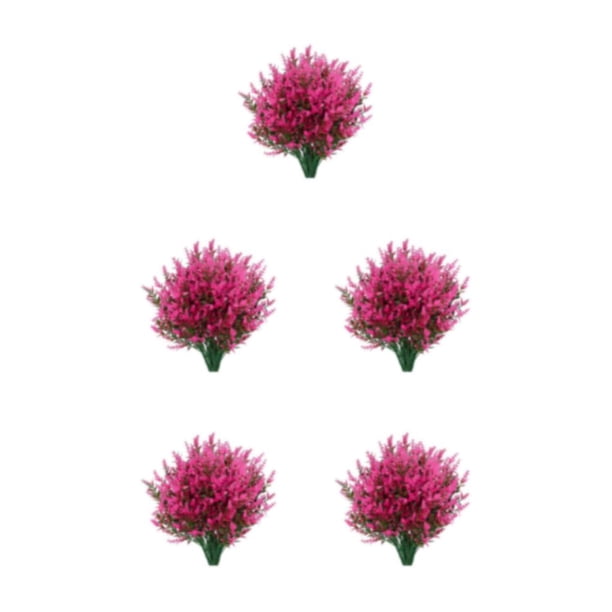 Flores artificiales no tóxicas de 8 piezas Wosthever Rosa roja