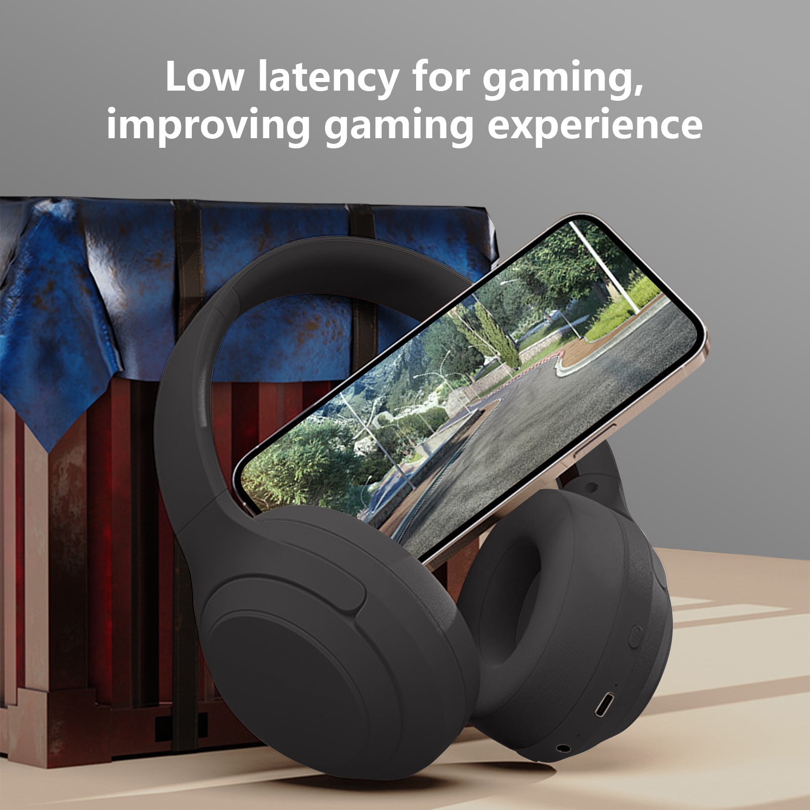 Bluetooth Headphones for Kids Boys Girls, Wireless Headphones with Built-in Mic, USB C Fast Charging, Bluetooth 5.3, On Ear Kids Headset with Aux Cord